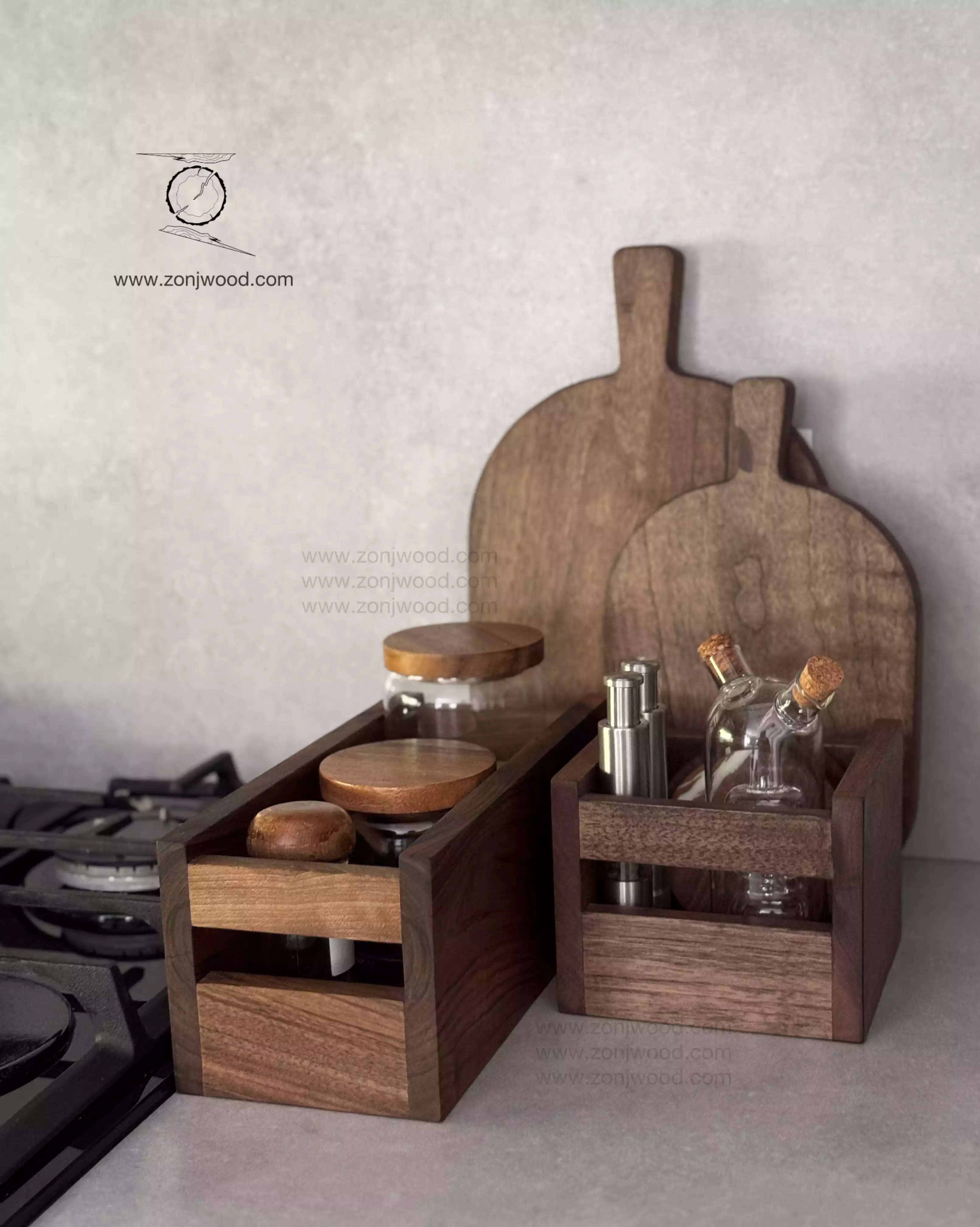 باکس روغن کنار گاز چوبی 
